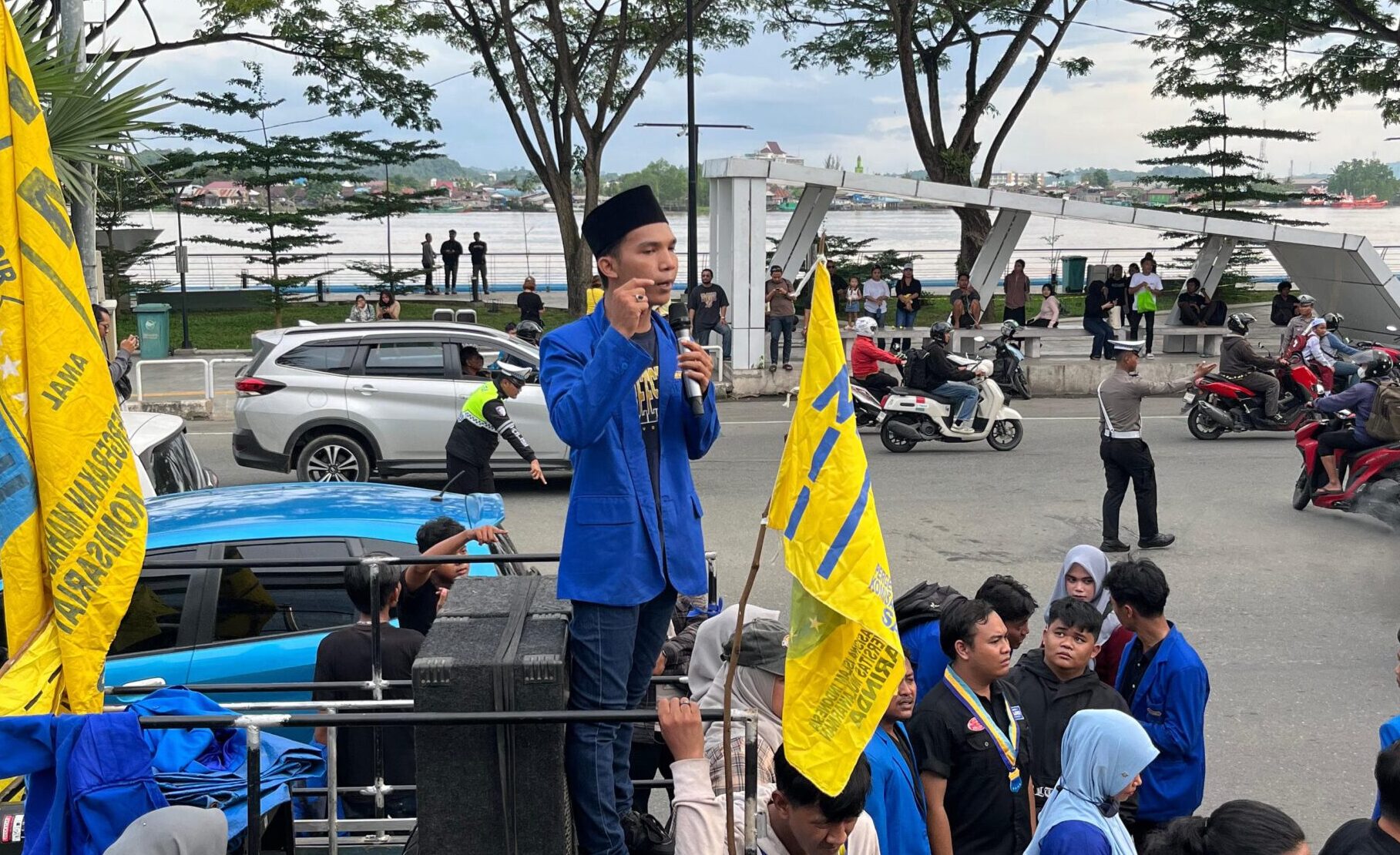 Arogansi Aparat Disorot, PMII Unmul Kecam Tindakan Represif dan Angkat Isu Ketimpangan di Kaltim