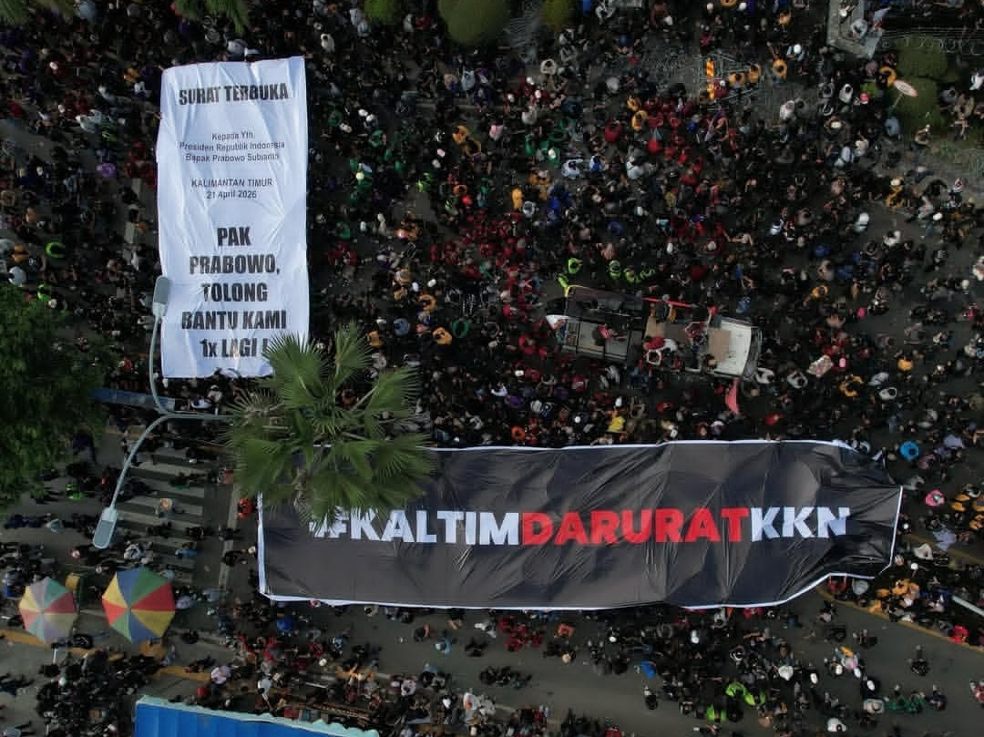 Ribuan Massa Gelar Aksi di Depan DPRD dan Kantor Gubernur Kaltim, Soroti Kebijakan Tak Pro Rakyat