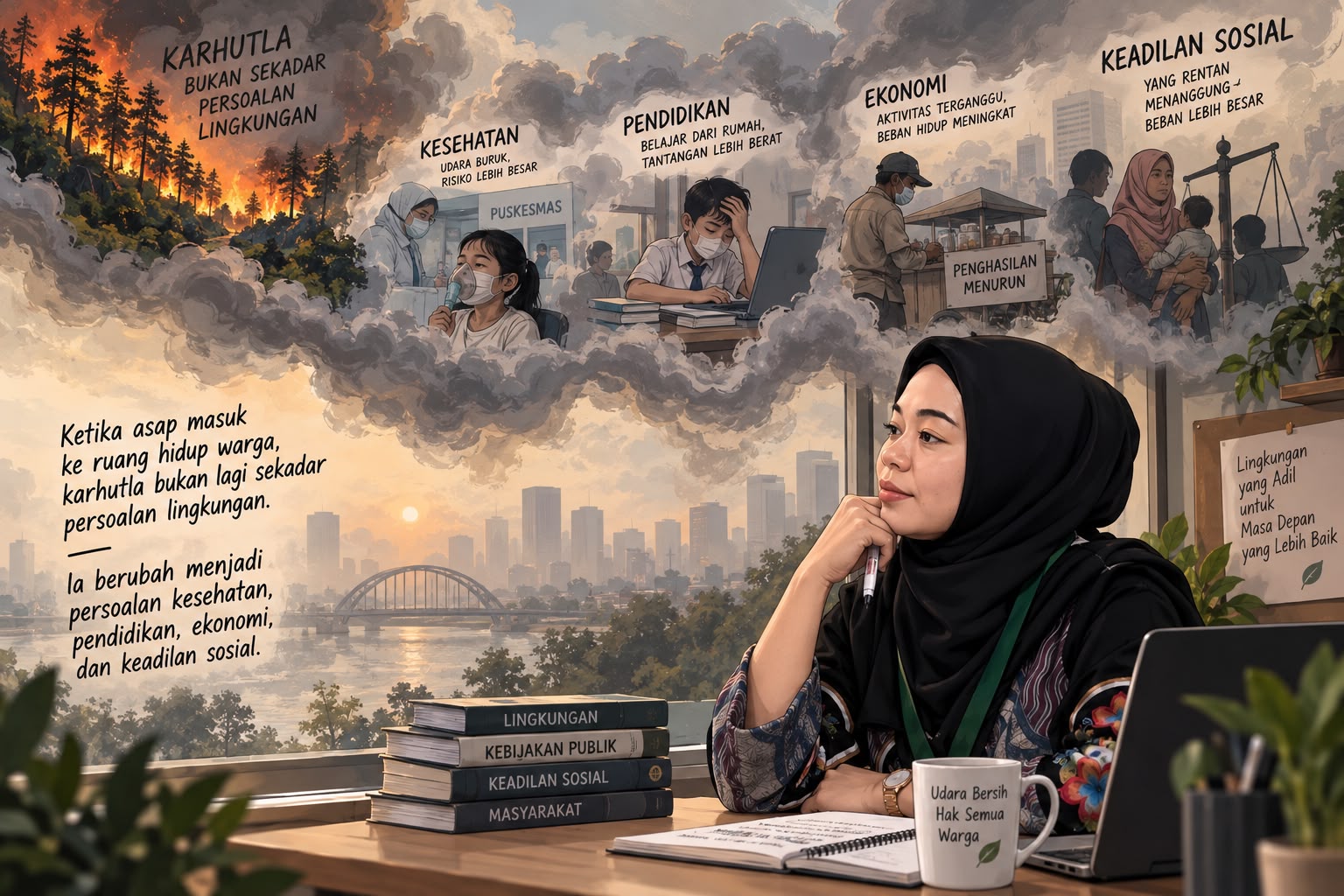Saat Kabut Asap Menjadi Tagihan Sosial Masyarakat Kaltim